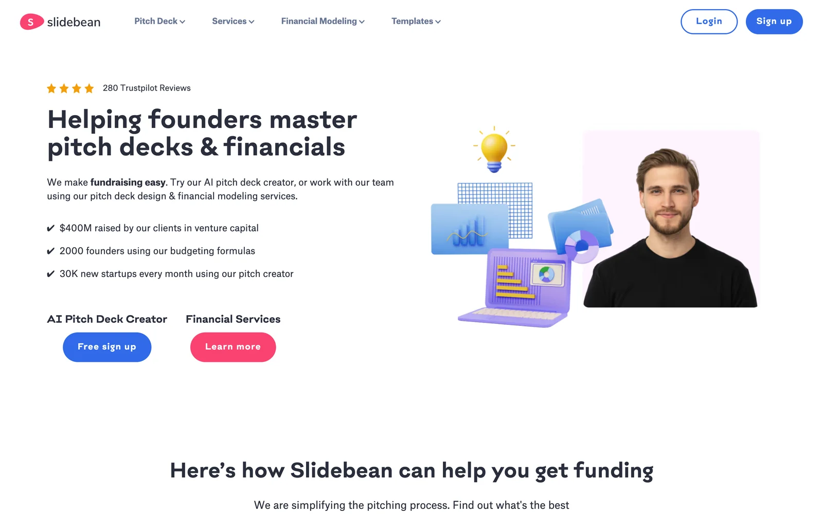 The Slidebean website as it appeared on 15 October 2026