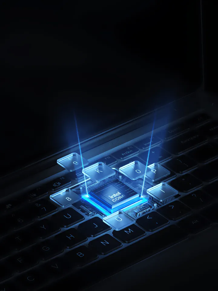 Cover image for the pitch deck vs business plan guide: a processor chip glowing on a laptop keyboard