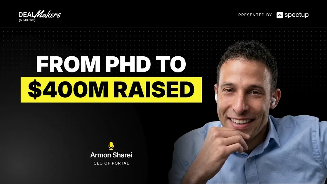 Armon Sharei, founder and CEO of Portal Bio, episode thumbnail: From PhD to $400M raised
